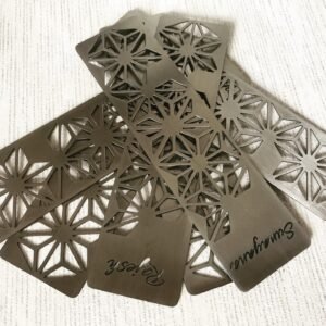 Stars Bookmark in Steel