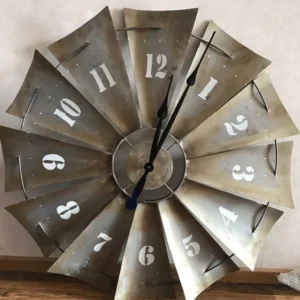 Vintage Windmill Clock