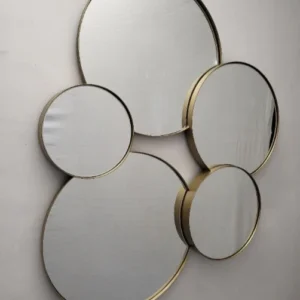 Bubble Mirror in Metal