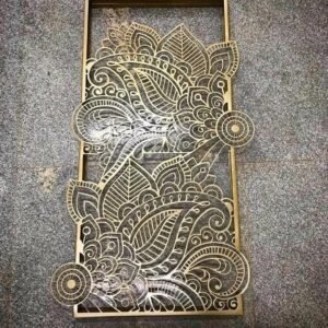 Henna Metal Wall Art