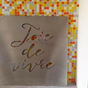 Joie De Vivre Metal Wall art